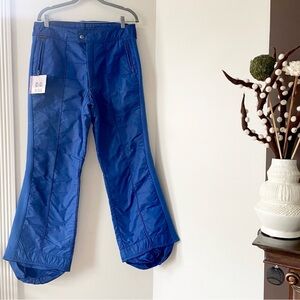Vintage Edelweiss Blue Ski Pants | Woman’s Size 4